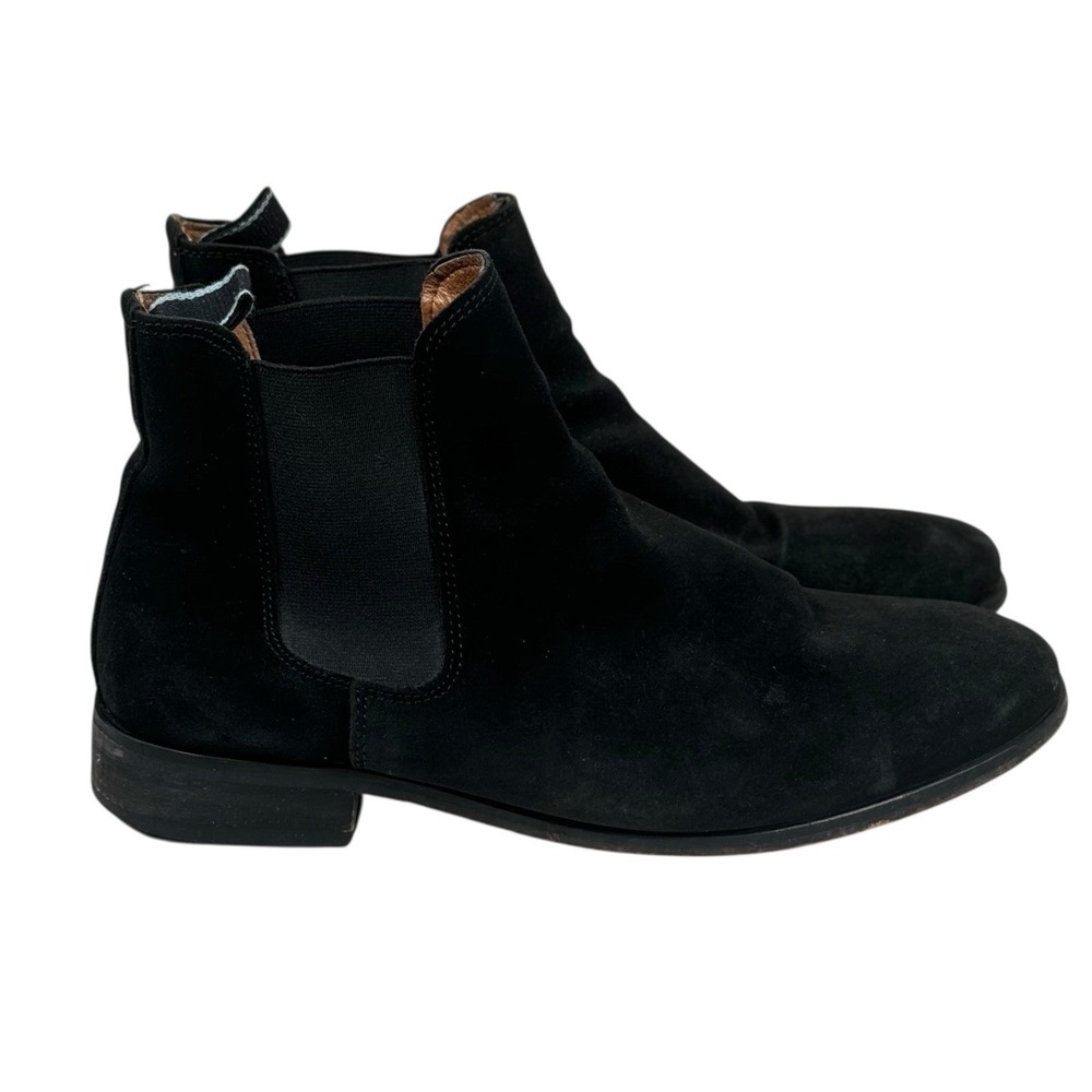 Shoe The Bear Dev Men's Black Suede Chelsea Boots Size 40‎